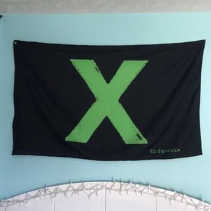 ed sheeran wall flag